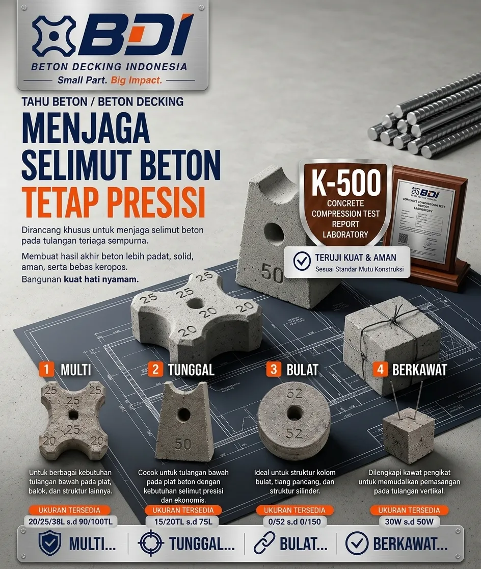 Strategi Pengadaan Beton Decking (Tahu Beton) K-500 Di Kabupaten Purbalingga: Solusi Konstruksi Kokoh & Presisi