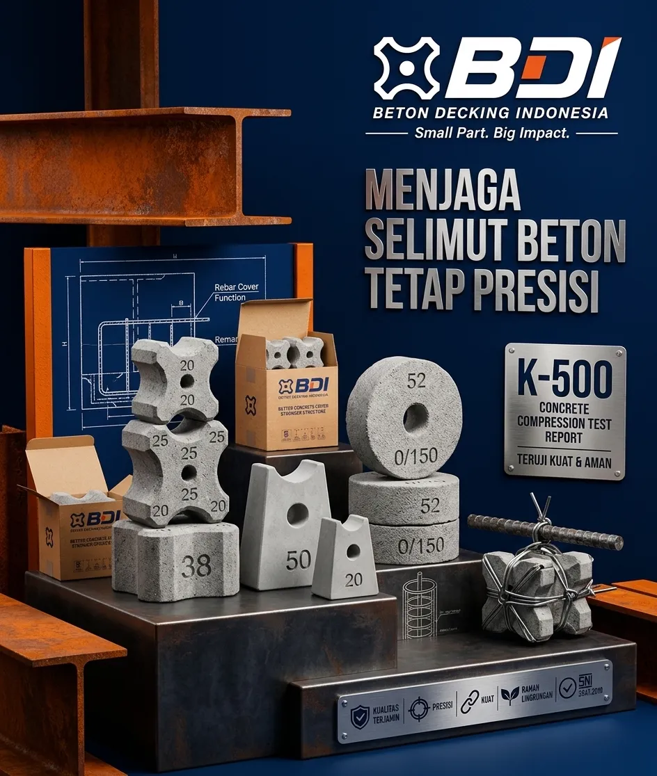 Pengadaan Beton Decking (Tahu Beton) K-500 di Kabupaten Semarang: Solusi Struktur Presisi & Tahan Lama