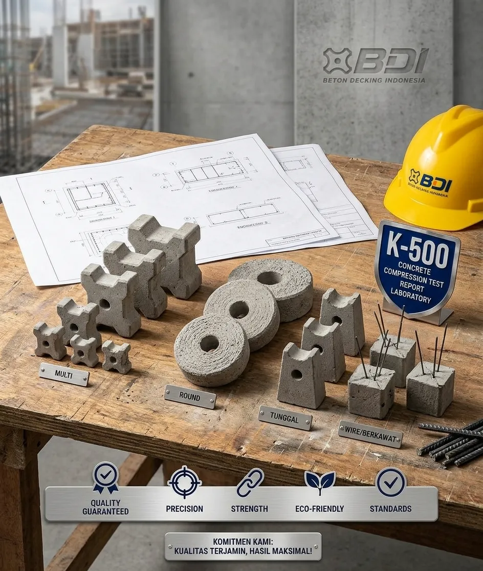 Panduan Lengkap Pengadaan Beton Decking (Tahu Beton) Mutu K-500 di Kabupaten Tegal