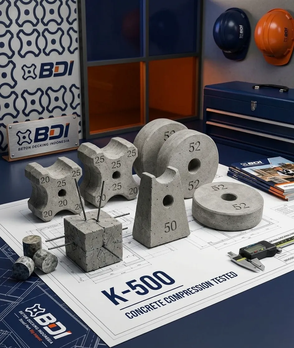 Panduan Lengkap Pengadaan Beton Decking (Tahu Beton) K-500 di Kabupaten Kaur untuk Proyek Infrastruktur Standar Nasional