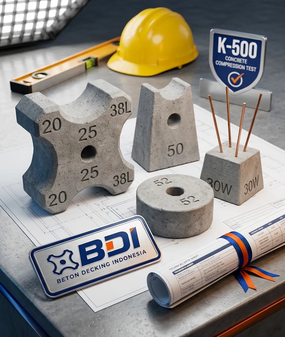 Panduan Lengkap Pengadaan Beton Decking (Tahu Beton) K-500 di Kabupaten Bangka Barat