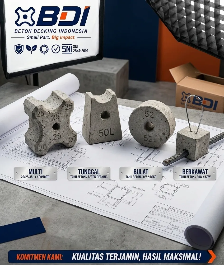 Panduan Lengkap Pengadaan Beton Decking (Tahu Beton) K-500 di Kabupaten Jember: Spesifikasi, Harga, dan Vendor Terpercaya