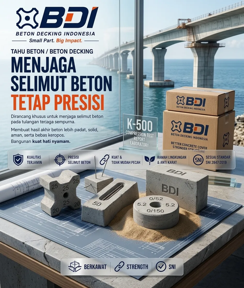 Panduan Lengkap Pengadaan Beton Decking (Tahu Beton) K-500 di Kabupaten Kepulauan Seribu