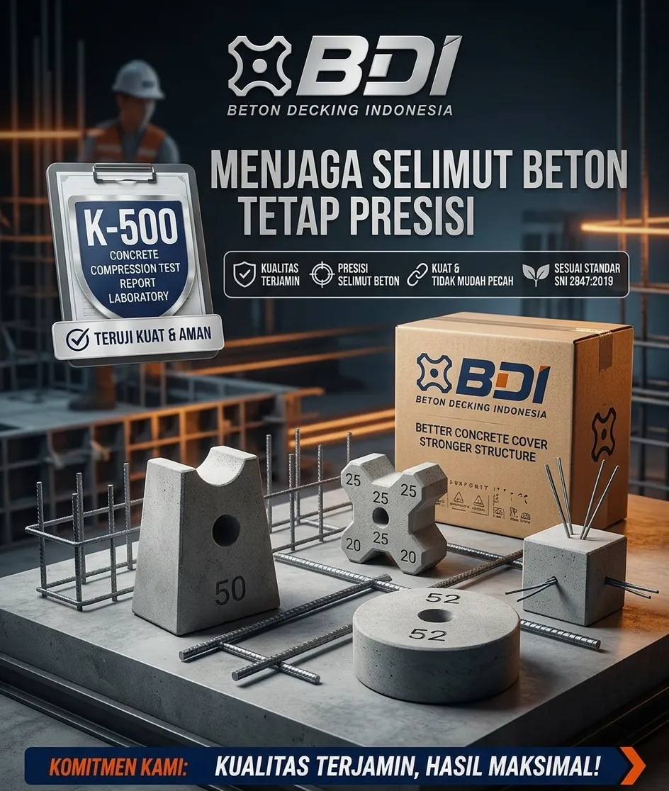 Panduan Strategis Pengadaan Beton Decking (Tahu Beton) Mutu K-500 di Kabupaten Boalemo: Solusi Infrastruktur Kokoh & Tahan Lama