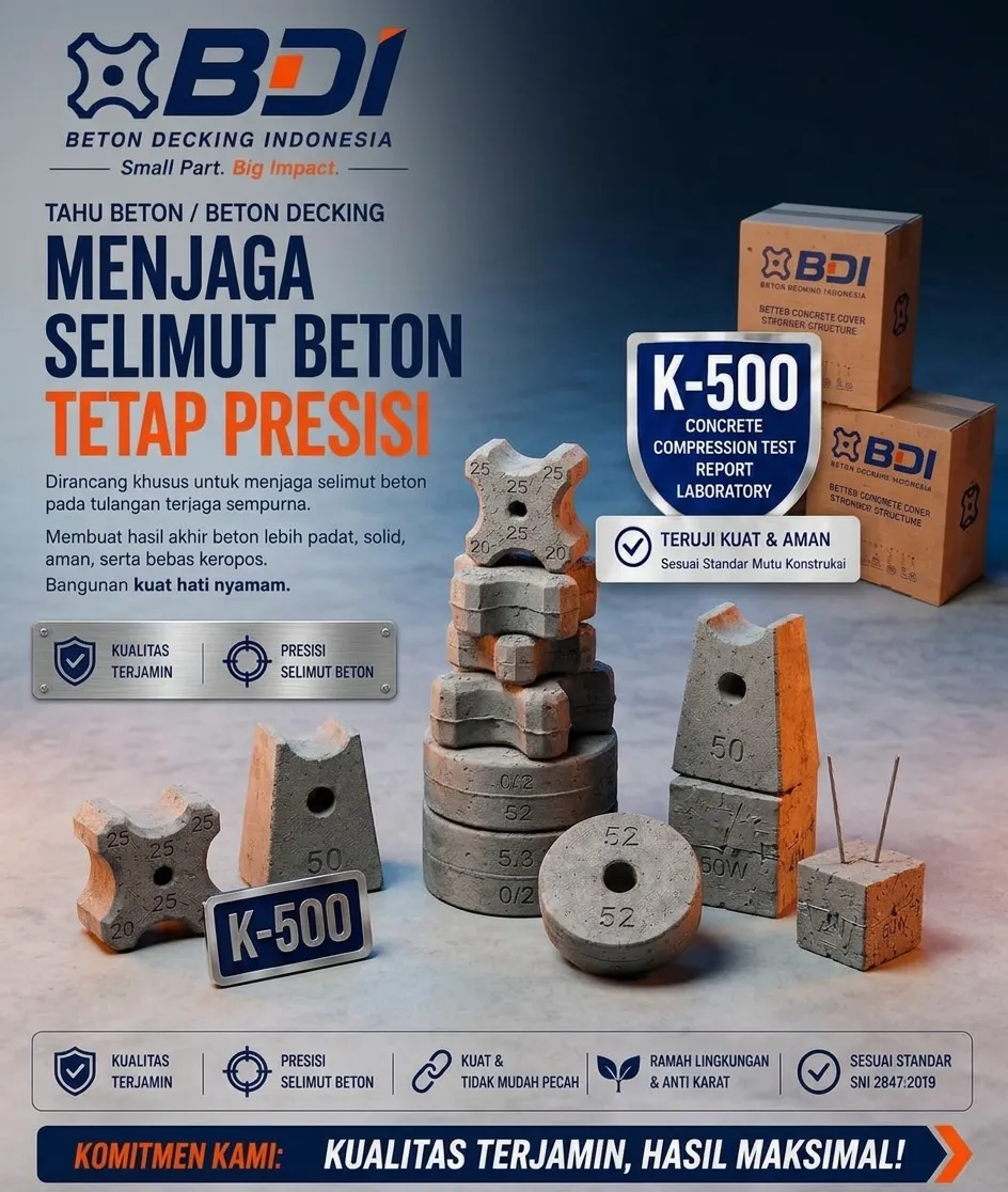 Solusi Proyek Anti-Ribet! Pengadaan Beton Decking atau Tahu Beton K-500 Di Kabupaten Tanggamus