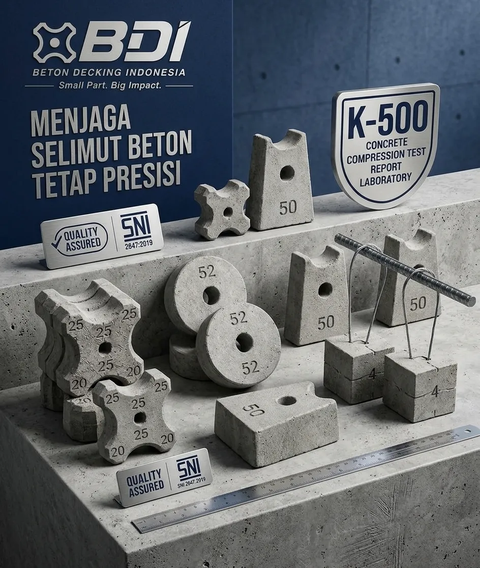 Panduan Lengkap Pengadaan Beton Decking (Tahu Beton) K-500 di Kabupaten Tulangbawang: Standar, Teknis, dan Logistik