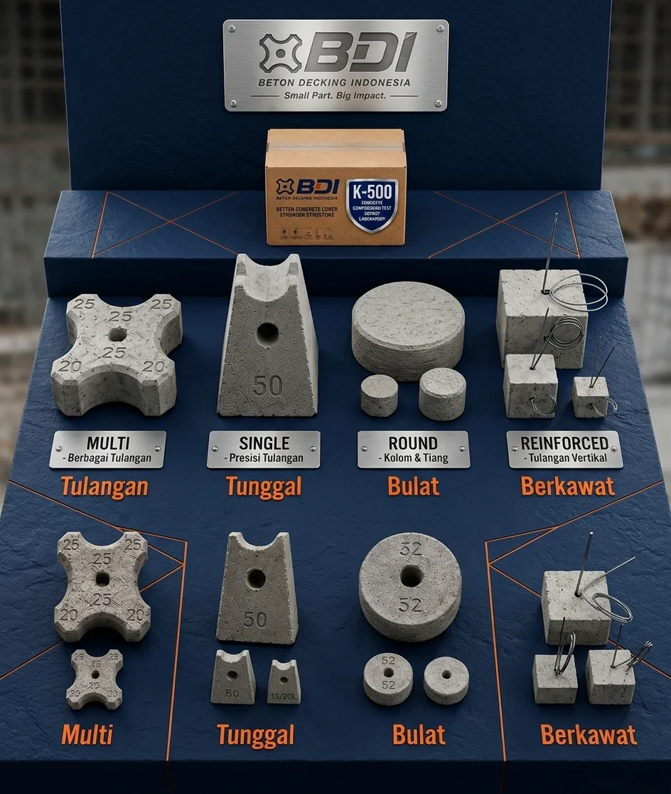 Panduan Lengkap Pengadaan Beton Decking (Tahu Beton) K-500 di Kabupaten Muaro Jambi: Standar Mutu, Spesifikasi, dan Vendor Terbaik