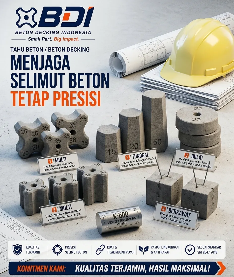 Panduan Lengkap Pengadaan Beton Decking (Tahu Beton) K-500 di Kabupaten Sumenep: Solusi Infrastruktur Tahan Lama