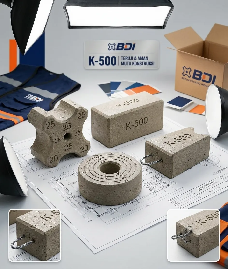 Solusi Pengadaan Beton Decking (Tahu Beton) K-500 Berkualitas di Kabupaten Indramayu: Menjamin Durabilitas Struktur Beton Bertulang