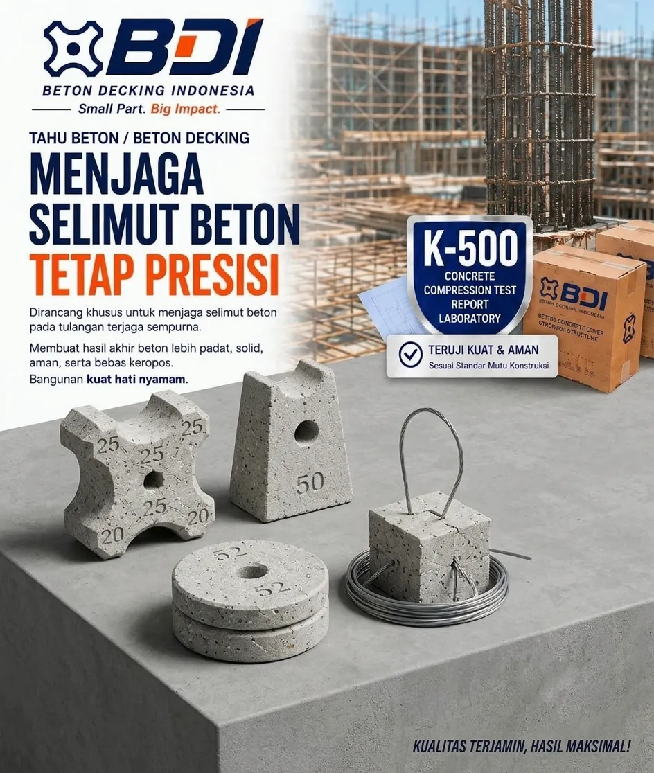 Panduan Lengkap Pengadaan Beton Decking (Tahu Beton) Mutu K-500 di Kabupaten Kapuas Hulu