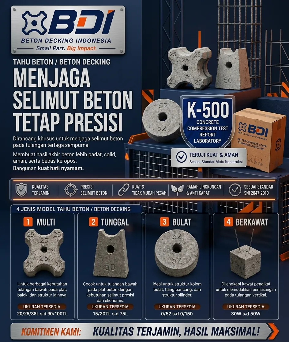 Strategi Jitu Pengadaan Beton Decking (Tahu Beton) K-500 di Kabupaten Kepulauan Sula: Solusi Konstruksi Pesisir