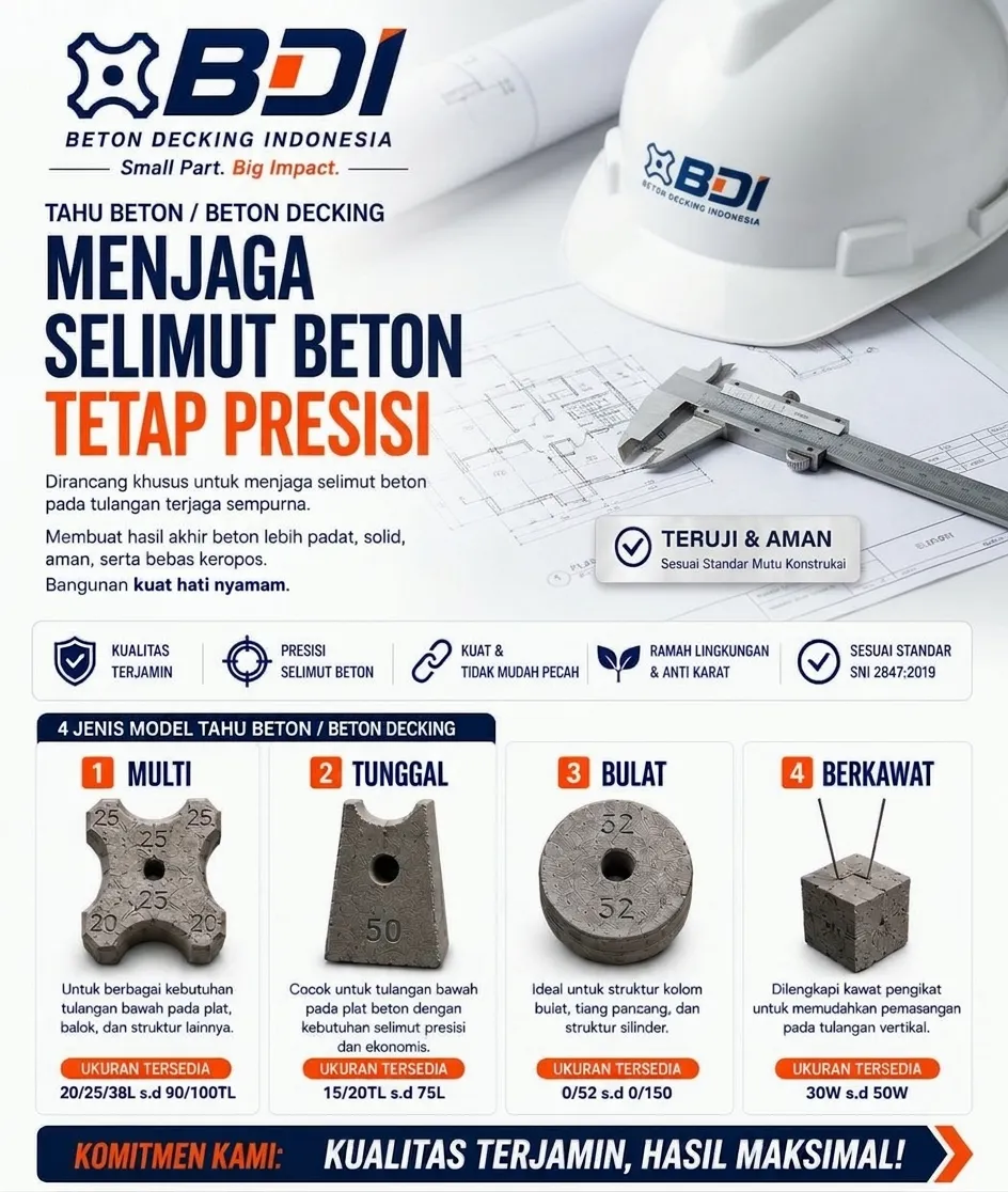 Strategi Jitu Pengadaan Beton Decking atau Tahu Beton K-500 Di Kabupaten Kayong Utara: Rahasia Struktur Kokoh & Awet