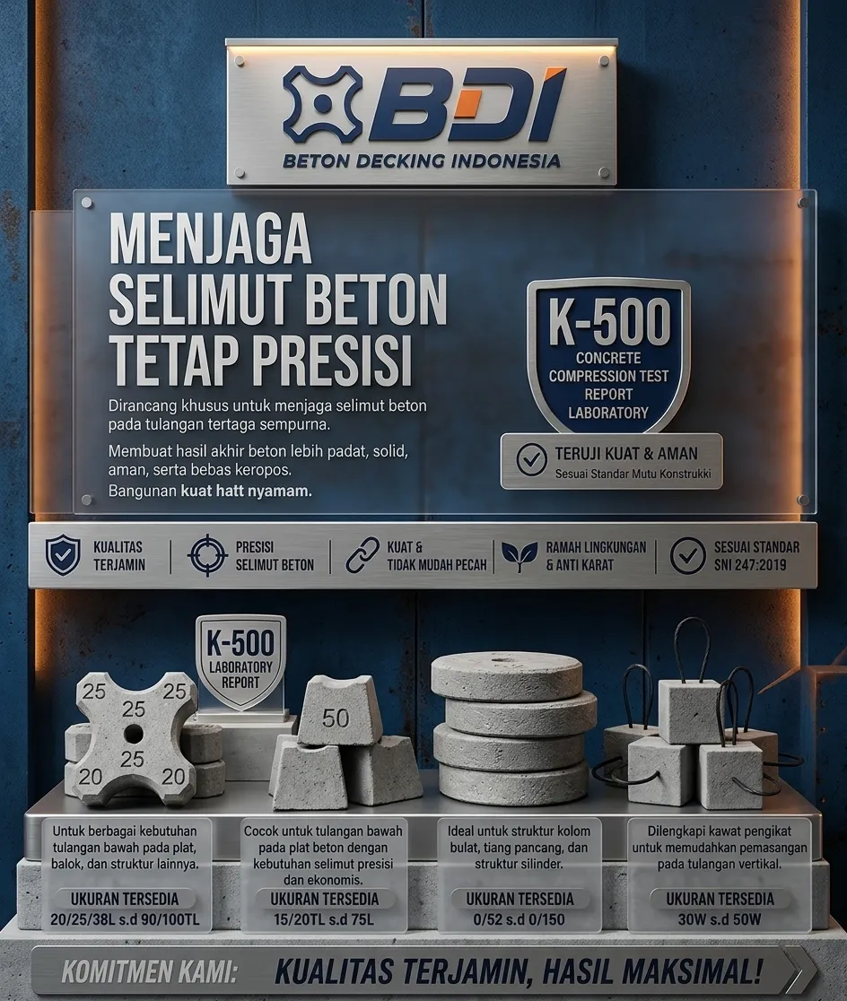 Panduan Lengkap Pengadaan Beton Decking (Tahu Beton) K-500 di Kabupaten Sanggau: Spesifikasi, Harga, dan Logistik