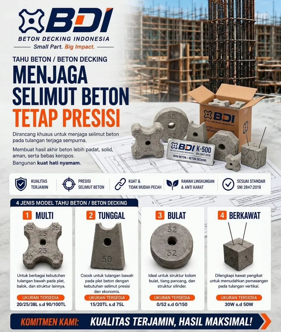 Strategi Jitu Pengadaan Beton Decking atau Tahu Beton K-500 Di Kota Bandung: Panduan Lengkap Struktur Kokoh