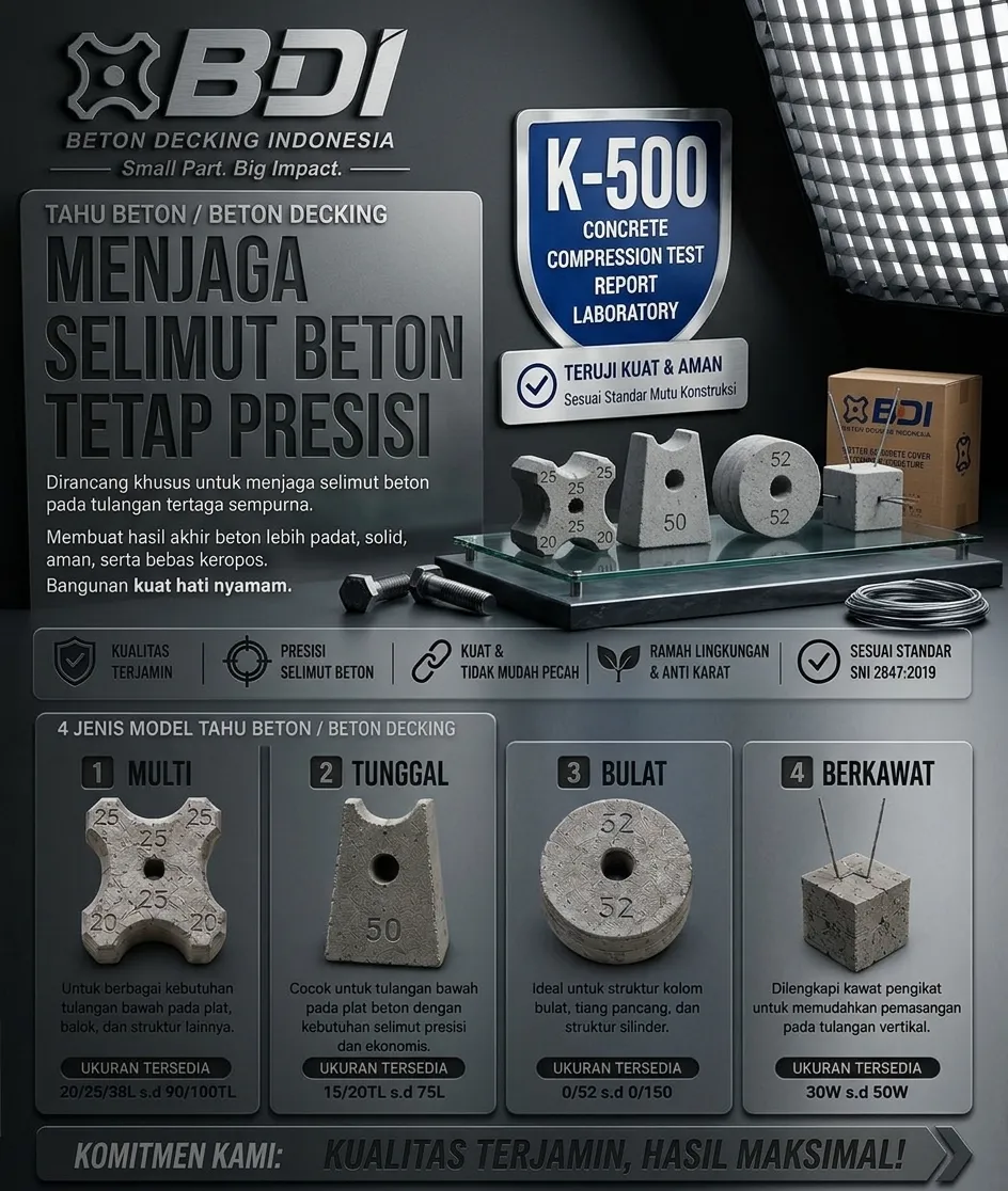 Strategi Pengadaan Beton Decking K-500 Berkualitas di Kota Bima: Solusi Infrastruktur Tahan Lama