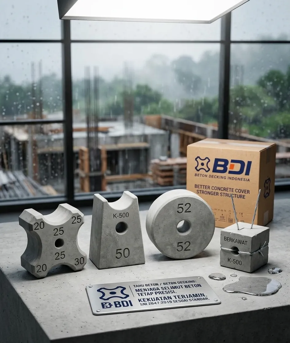 Panduan Lengkap Pengadaan Beton Decking (Tahu Beton) K-500 di Kota Bogor: Standar Mutu, Spesifikasi, dan Supplier Terpercaya