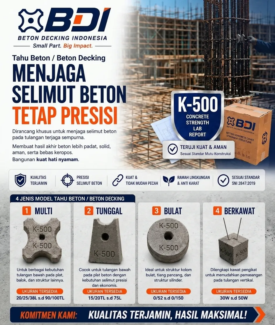 Strategi Pengadaan Beton Decking atau Tahu Beton K-500 Di Kabupaten Barito Kuala: Solusi Konstruksi Lahan Basah