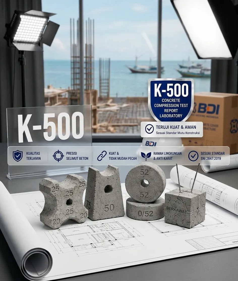 Panduan Lengkap Pengadaan Beton Decking (Tahu Beton) Mutu K-500 di Kabupaten Kotabaru