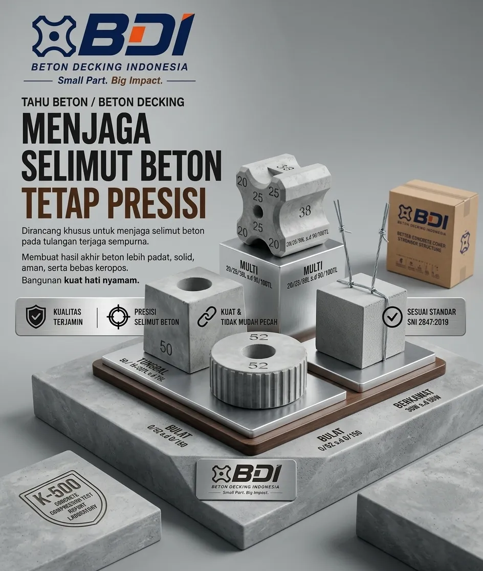 Solusi Pengadaan Beton Decking (Tahu Beton) K-500 di Kabupaten Malaka: Panduan Lengkap & Spesifikasi Terbaik