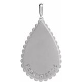 Sterling Silver “Trust in the Lord” Faith Memorial Pendant