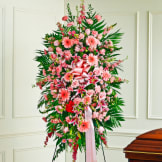 Pink Sympathy Standing Spray