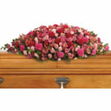 A Life Loved Casket Spray