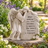 Forever Remembered Memorial Angel