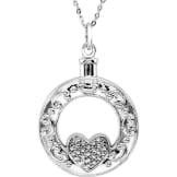 Celebration of Life Heart Ash Holder 18" Necklace