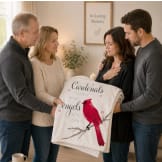 Cardinal Plush Memorial Blanket