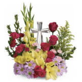 Crystal Cross Bouquet