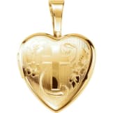 Cross Heart Locket