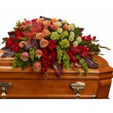 A Fond Farewell Casket Spray