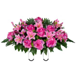 Blossoms of Love and Memory (Silk Cemetery Flowers)