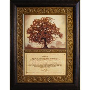 Living Life Memorial Framed Art