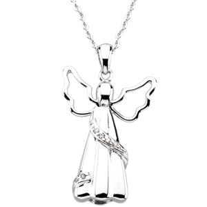 Angel Pendant &amp; Chain