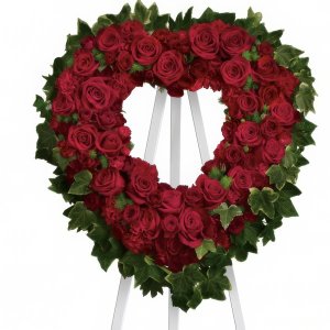 Blessed Heart flower arrangement