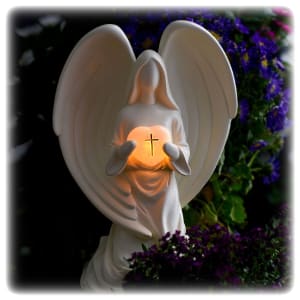 Solar Angel Statue to Send as Unique Sympathy Gift Remembrance