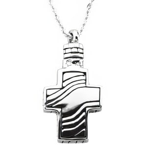 Cross Holder Pendant and Chain