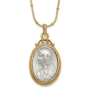 Mary Miraculous Medal 20" Necklace