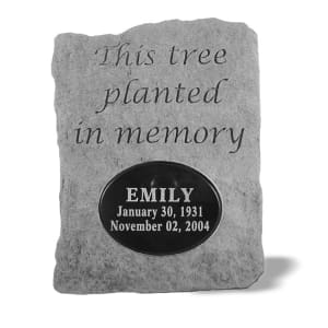 Garden Accent Stone Personalized- This tree planted…