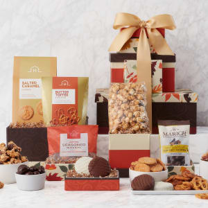 Fall Flavors Gift Tower