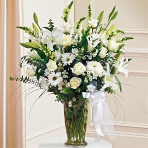 White Large Vase Arrangement