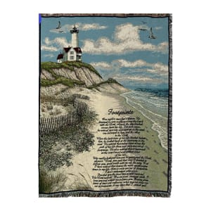 Footprints Tribute Blanket