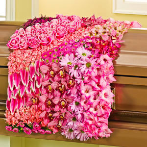 Her Blanket Of Love Casket Flowers The Sympathy Store