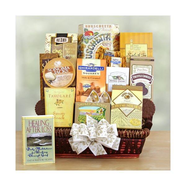 Caring Condolences Sympathy Basket Sympathy Gift Baskets & Food