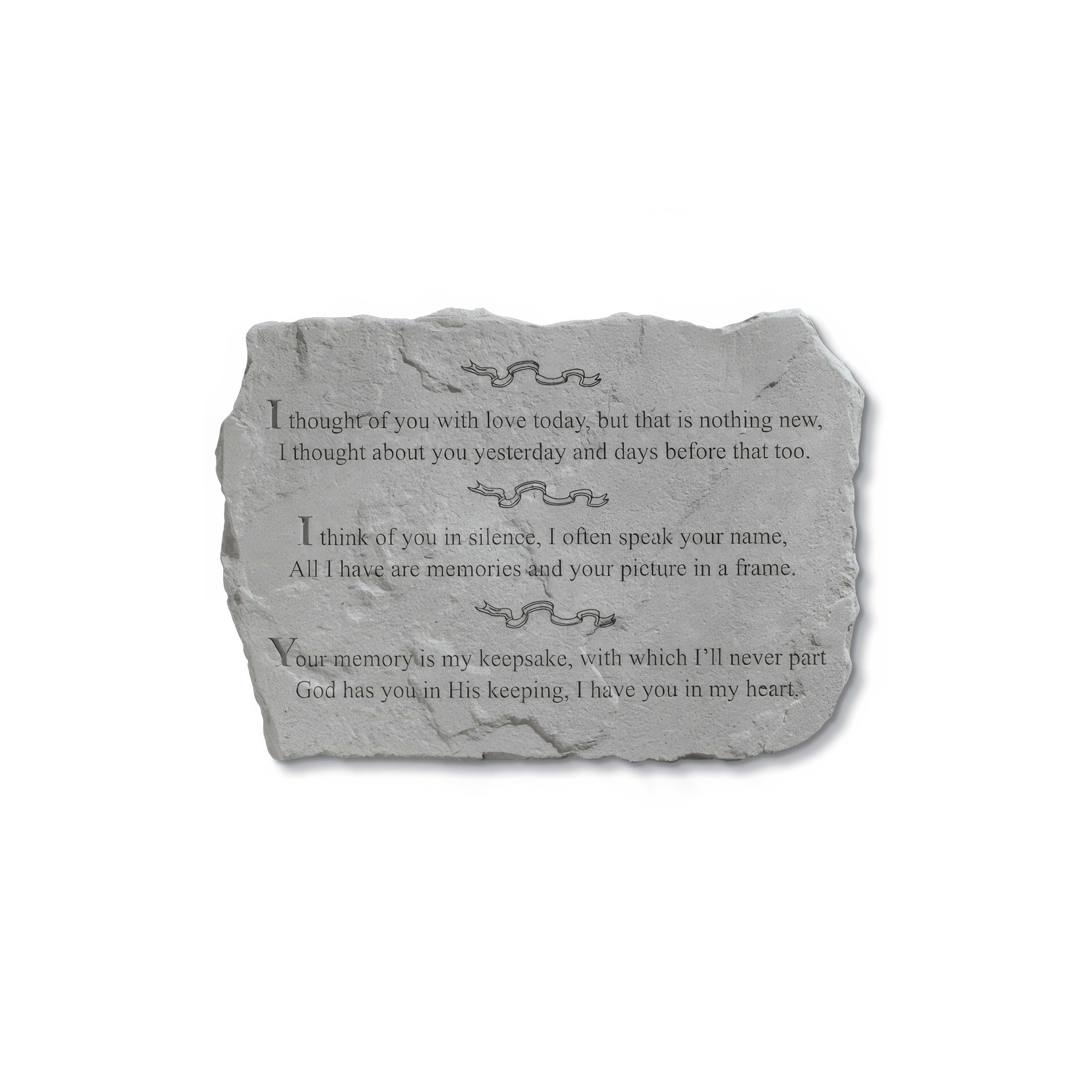 A beautiful stone bears heartfelt messages honoring a loved one, captured in love and memory.