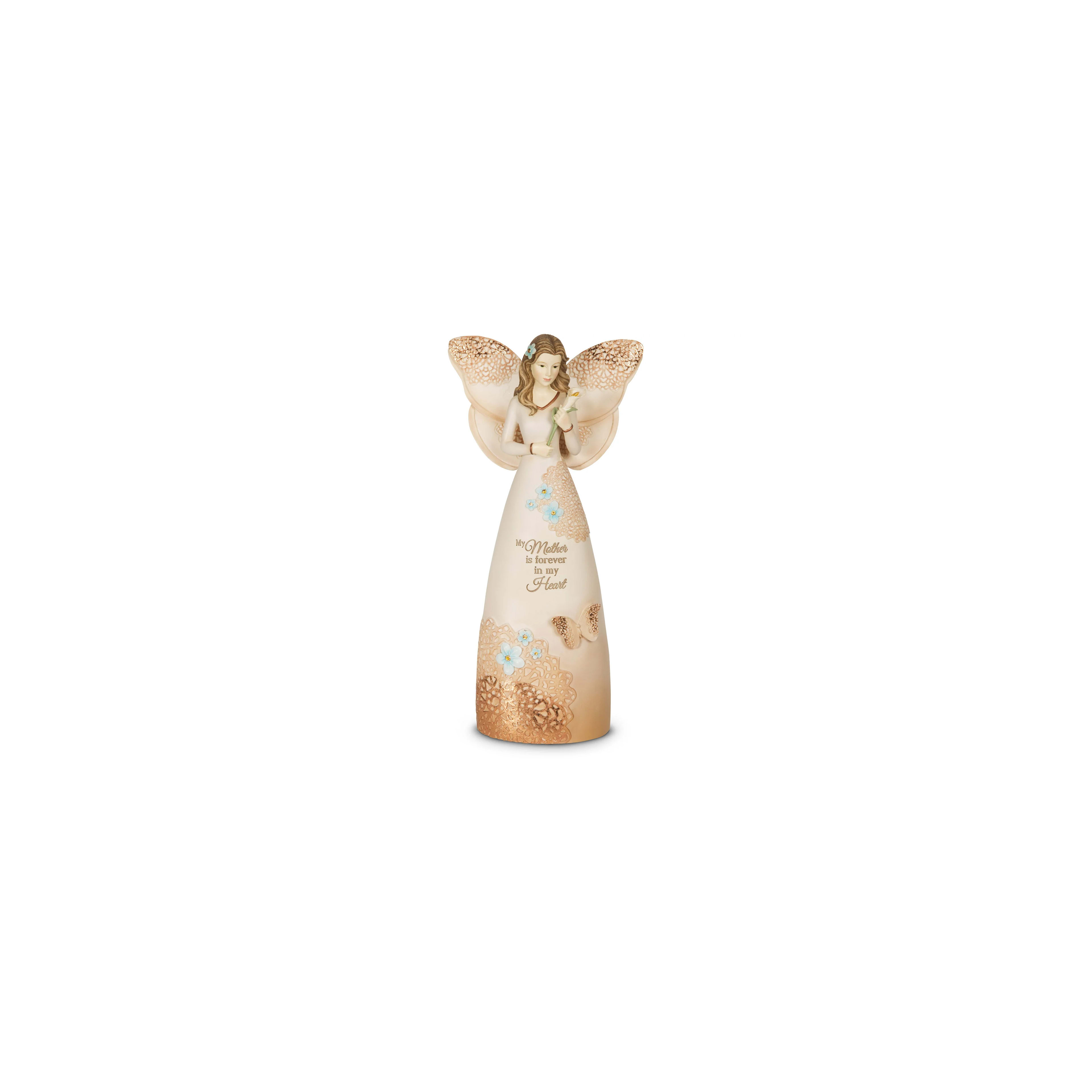 A statue of a woman holding a candle