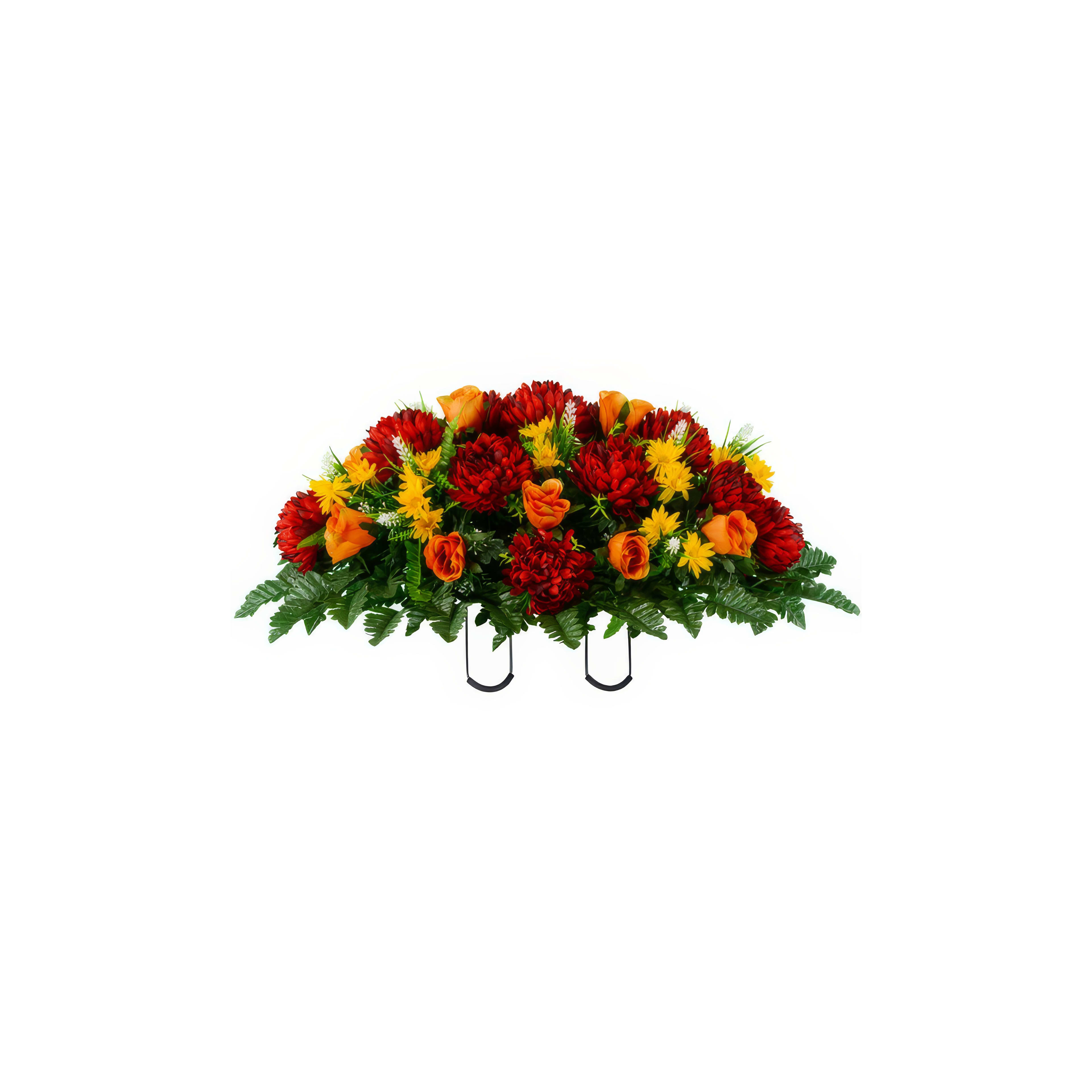 A beautiful display of vibrant flowers with rich colors, perfect for decorating any event or space.