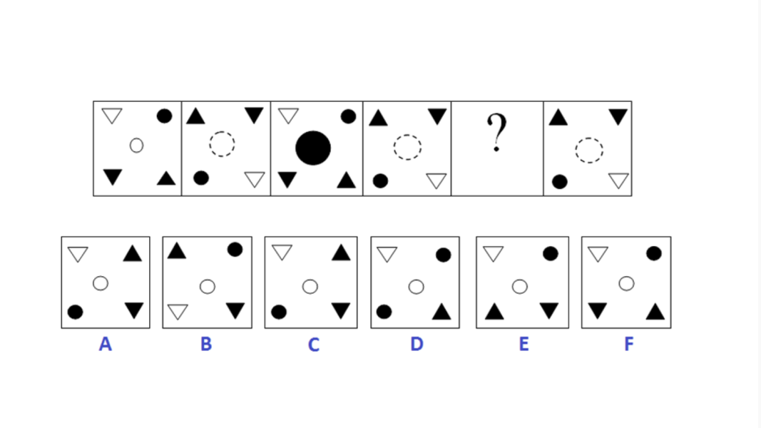 diagrammatic reasoning question