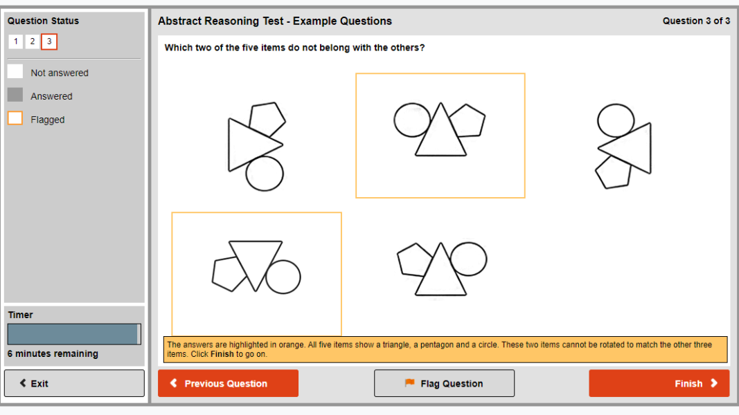 Revelian abstract reasoning test